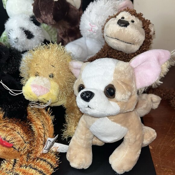 Ganz Plush Webkinz LilKinz Lot of 12 No Codes Snake Poodle Cat Frog Panda Moose - Picture 4 of 16